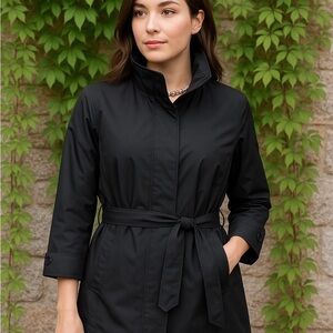 KRISTEN BLAKE Black Winter Coat, 3X